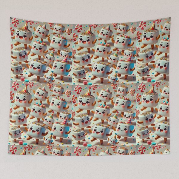Item preview, Dancing Marshmallows designed and sold by GlassPenny.