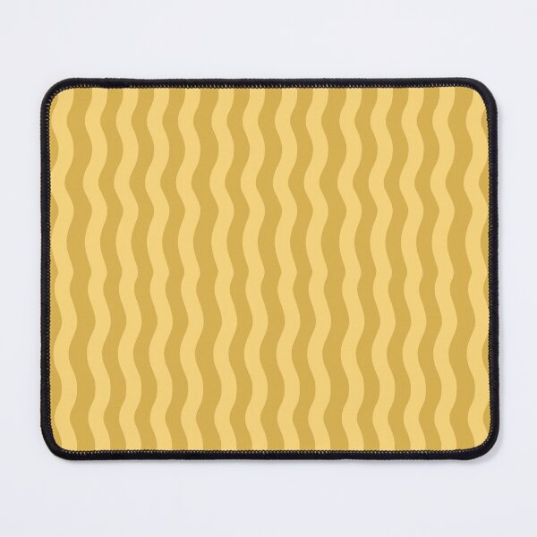 Item preview, Abstract Wavy Wiggle Lines Yellow designed and sold by OneThreeSix.