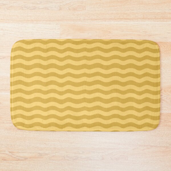 Item preview, Abstract Wavy Wiggle Lines Yellow designed and sold by OneThreeSix.