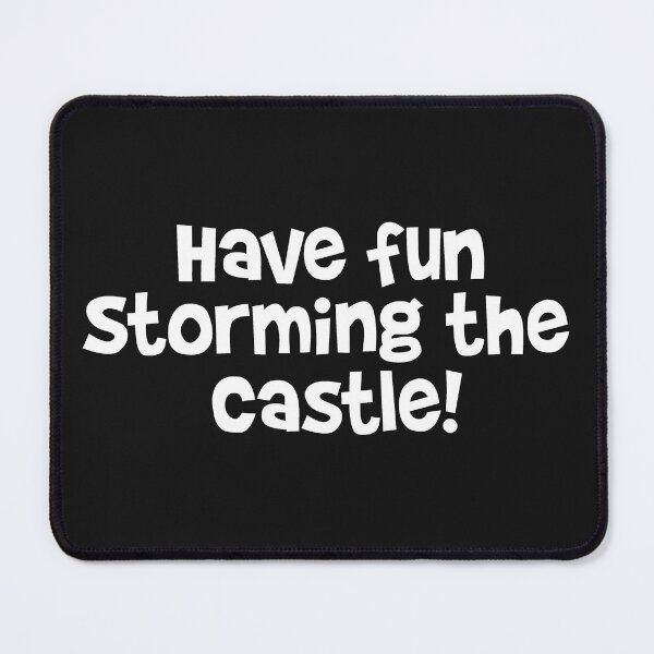 Item preview, Storming the Castle White designed and sold by emwoodard.