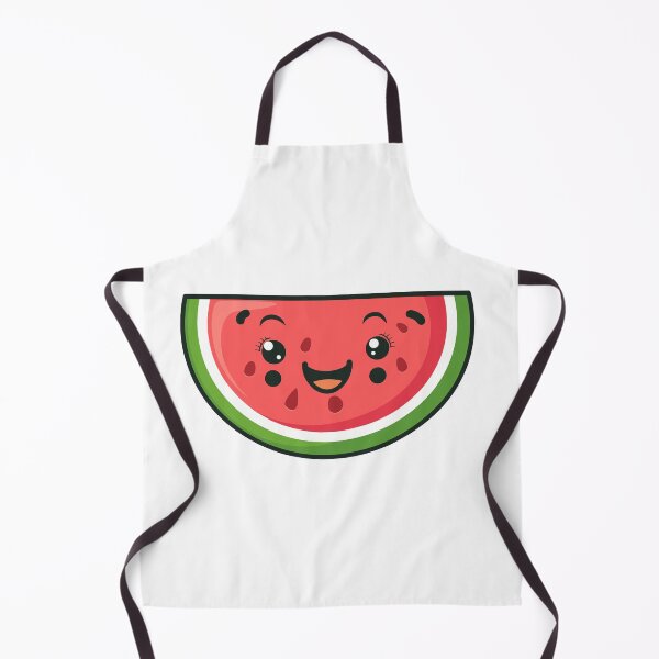 Item preview, Cute Smiling Watermelon – Fun Kawaii Fruit Cartoon Design designed and sold by ColorsoftNature.