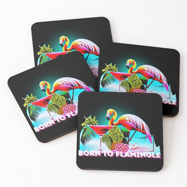 Item preview, Born to Flamingle designed and sold by PrettyDecor.