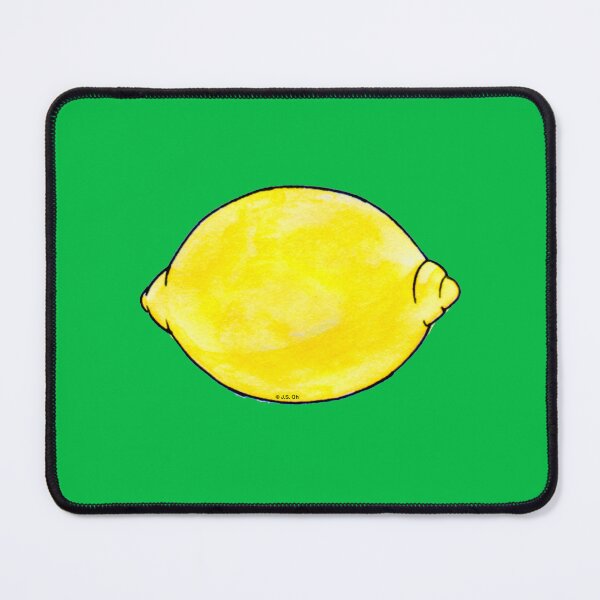 Item preview, watercolor yellow lemon designed and sold by CuteCartoon.