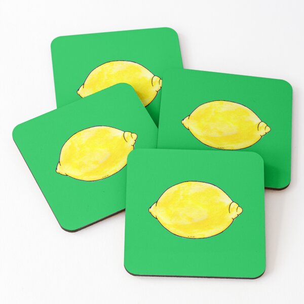 Item preview, watercolor yellow lemon designed and sold by CuteCartoon.