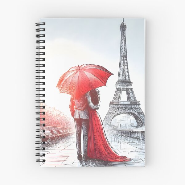 Item preview, Passionate Parisian Embrace in Morning Light designed and sold by inkNext.