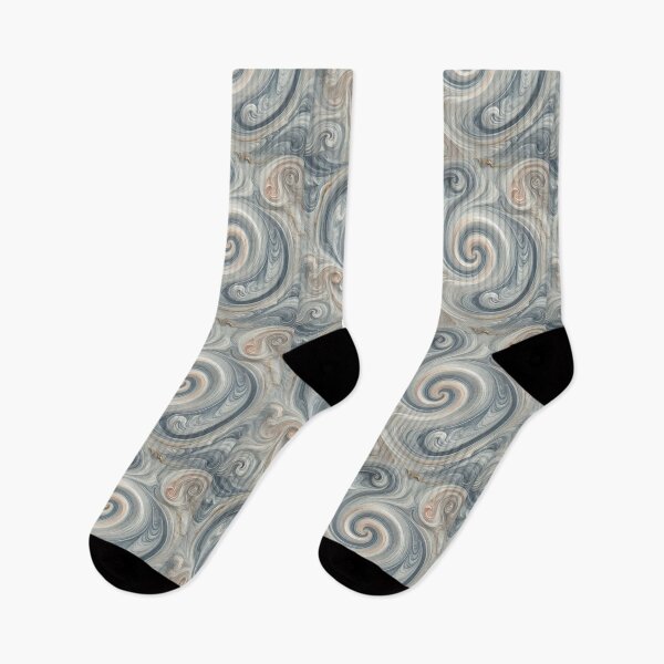 Item preview, Elegant grey Swirl Marble Pattern designed and sold by Kalpa.