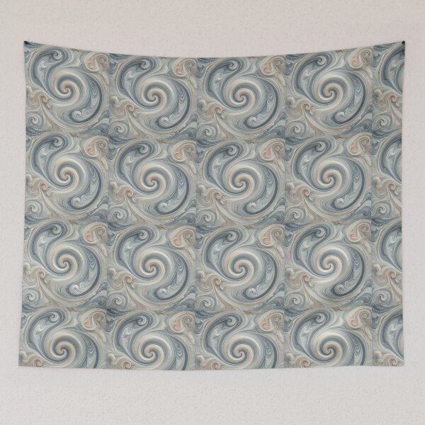 Item preview, Elegant grey Swirl Marble Pattern designed and sold by Kalpa.