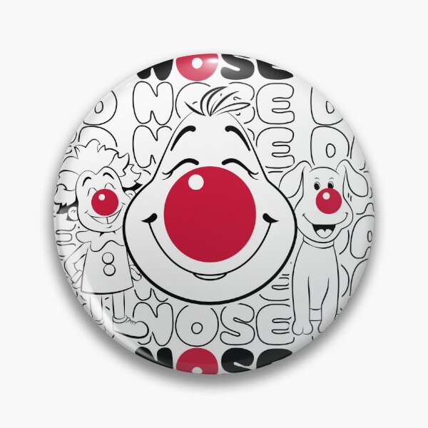 Item preview, Red Nose Day Funny Cartoon Design – Charity Awareness Art designed and sold by thepixfactory.
