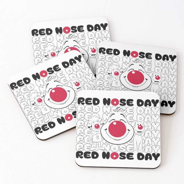 Item preview, Red Nose Day Funny Cartoon Design – Charity Awareness Art designed and sold by thepixfactory.