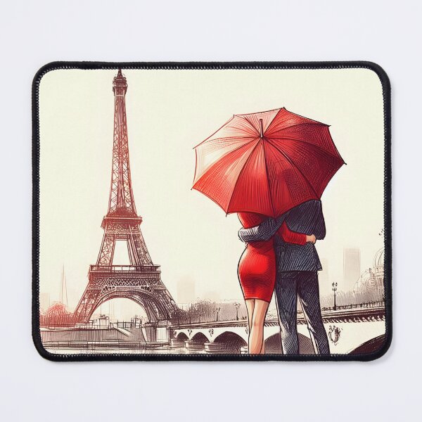 Item preview, Enchanting Embrace in Parisian Sunshine designed and sold by inkNext.