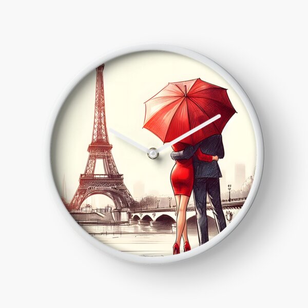 Item preview, Enchanting Embrace in Parisian Sunshine designed and sold by inkNext.
