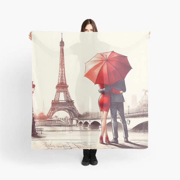Item preview, Enchanting Embrace in Parisian Sunshine designed and sold by inkNext.