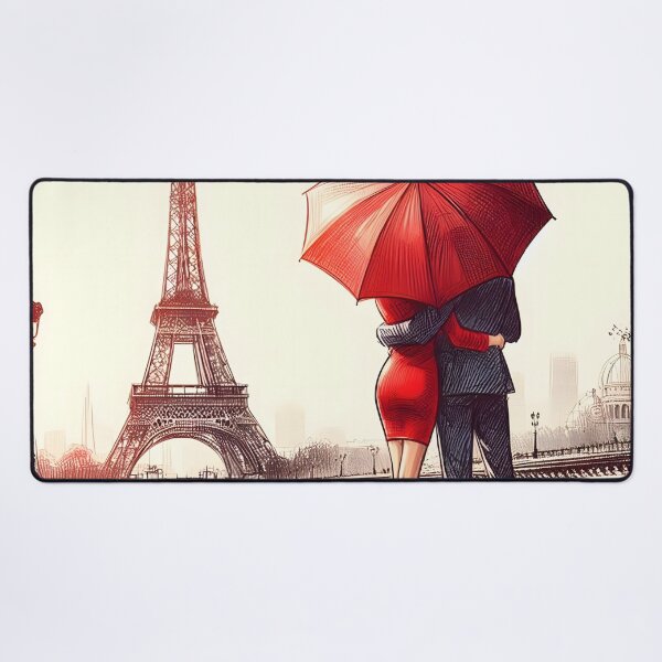 Item preview, Enchanting Embrace in Parisian Sunshine designed and sold by inkNext.