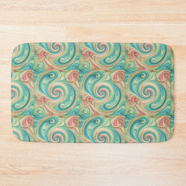 Item preview,  Elegant blue-red Swirl Marble Pattern designed and sold by Kalpa.