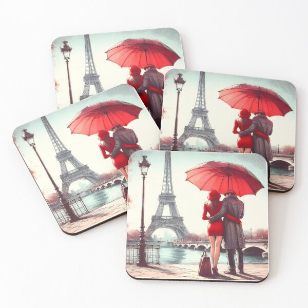 Item preview, Lovers' Romantic Morning in Paris designed and sold by inkNext.