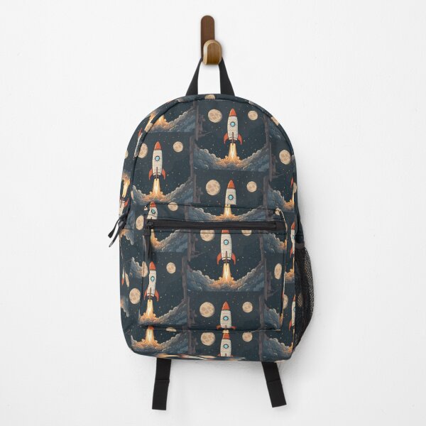 Item preview, Travel Futuristic Rocket Illustration Design Art Space Exploration designed and sold by ART ATTACK ZONE.