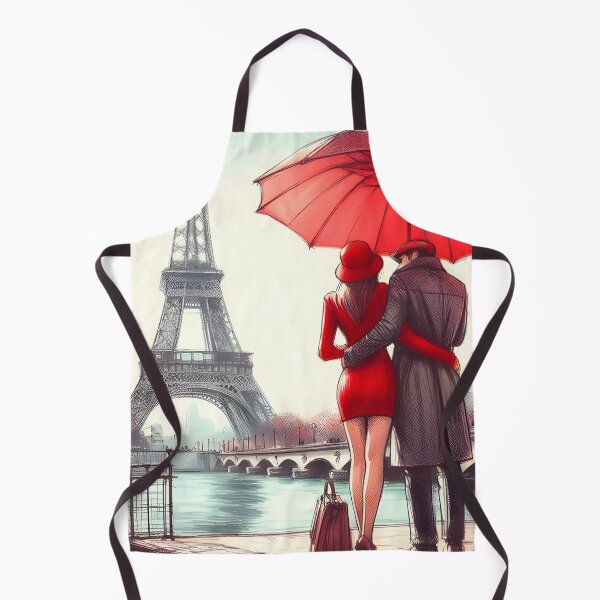 Item preview, Lovers' Romantic Morning in Paris designed and sold by inkNext.