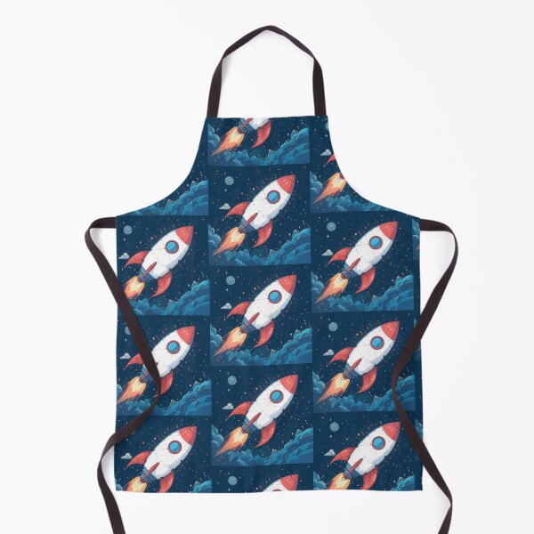 Item preview, Cosmic Futuristic Rocket Illustration Design Art Space Exploration designed and sold by ART ATTACK ZONE.