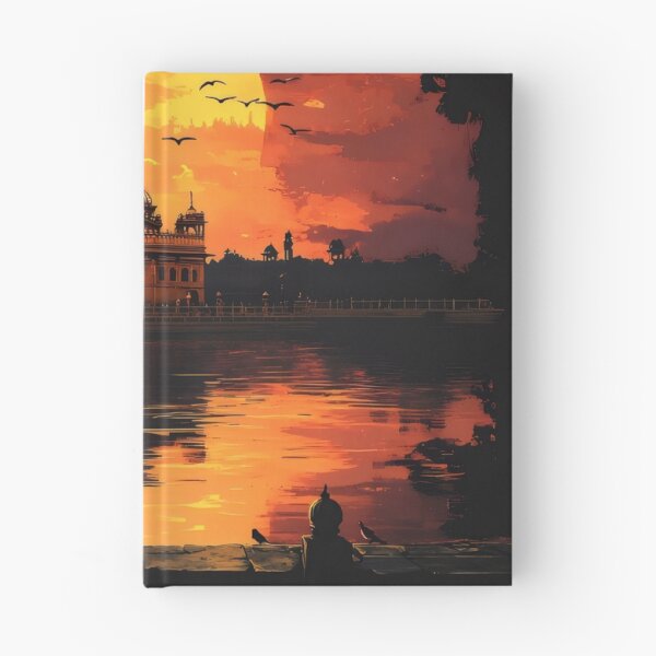 Item preview, Golden Temple at Sunset  - A Sikh’s Moment of Contemplation designed and sold by CulturalVibes.
