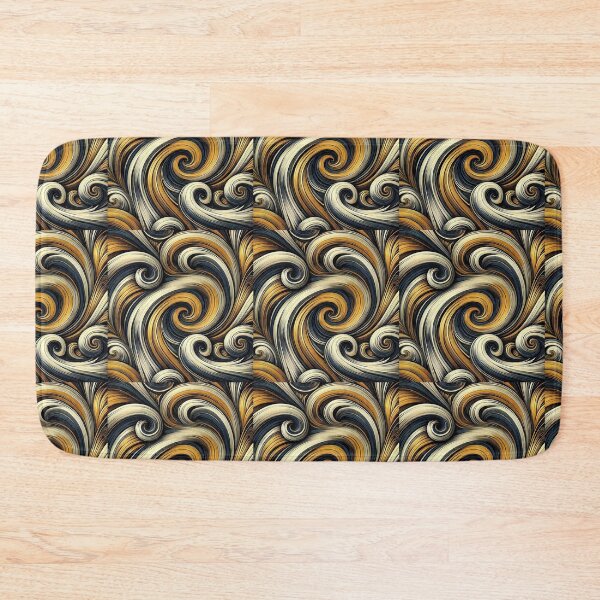 Item preview,  Elegant white-gold Swirl Marble Pattern designed and sold by Kalpa.