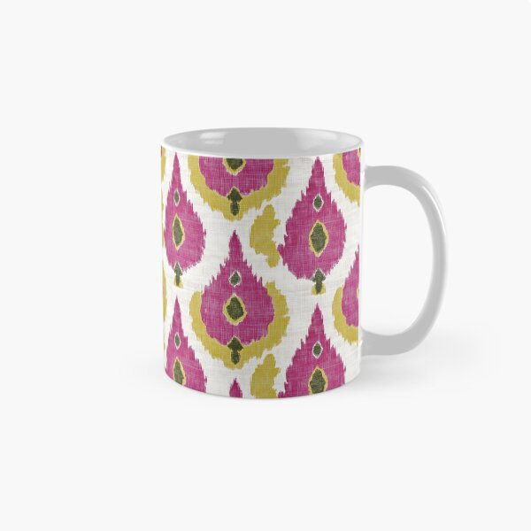 Item preview, Magenta and gold Ikat pattern designed and sold by kansaikate.