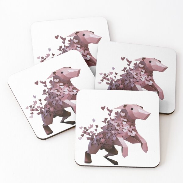 Item preview, Origami Dog with Hearts designed and sold by UniqVibe.