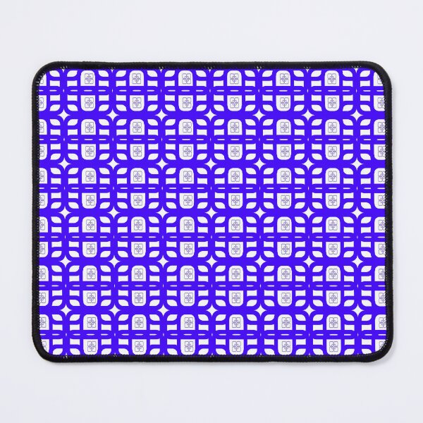 Item preview, Blue Geometric Floral Seamless Pattern designed and sold by ANGOON7455.