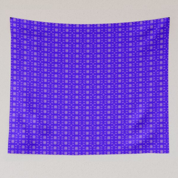 Item preview,  Blue Geometric Floral Seamless Pattern designed and sold by ANGOON7455.
