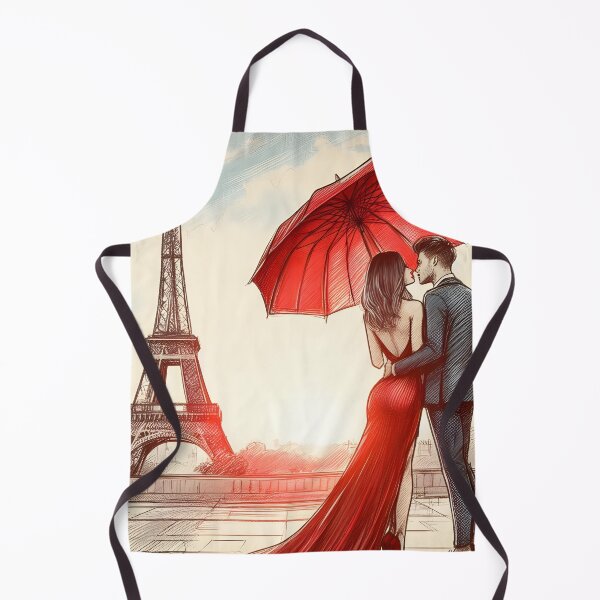 Item preview, Romantic Embrace at Paris Sunset designed and sold by inkNext.