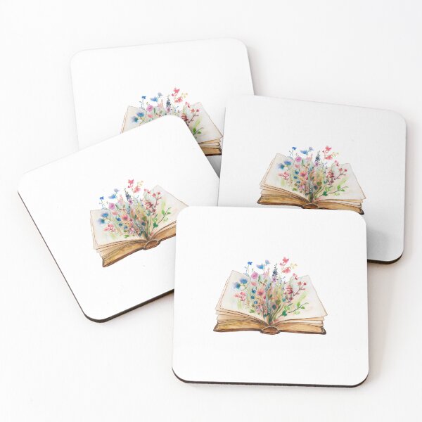 Item preview, Modern Trendy Watercolor wildflowers Open Book with Florals designed and sold by SOUFIANE1991.