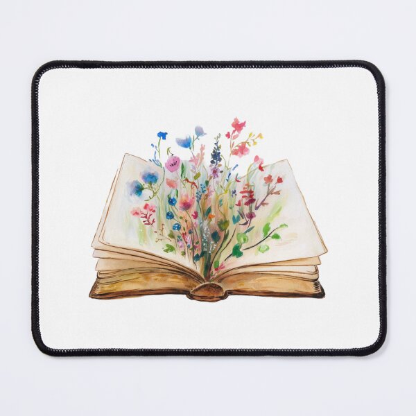 Item preview, Modern Trendy Watercolor wildflowers Open Book with Florals designed and sold by SOUFIANE1991.