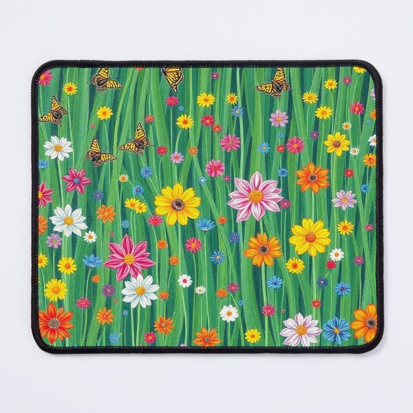 Item preview, Springtime with flowers and butterflies, Spring meadow with flowers and butterflies designed and sold by Evelyn3112.