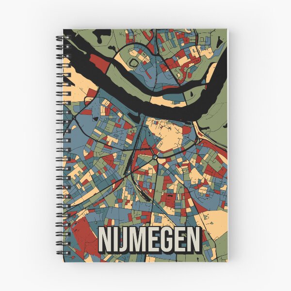Item preview, Nijmegen Holland City Map Travel Poster designed and sold by Stadify.