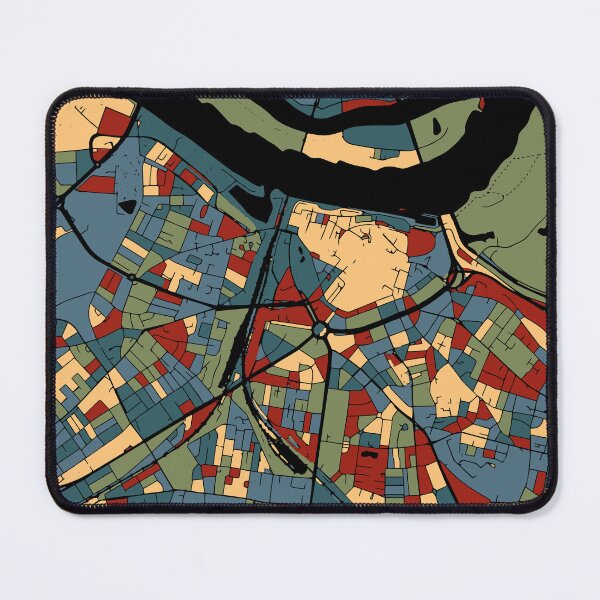 Item preview, Nijmegen Holland City Map Travel Poster designed and sold by Stadify.