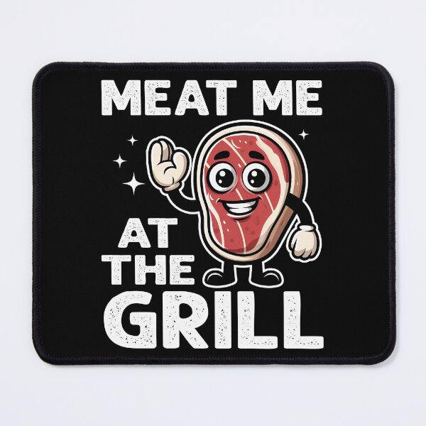 Item preview, MEAT ME AT THE GRILL - BARBECUE GIFT designed and sold by KEF Custom.