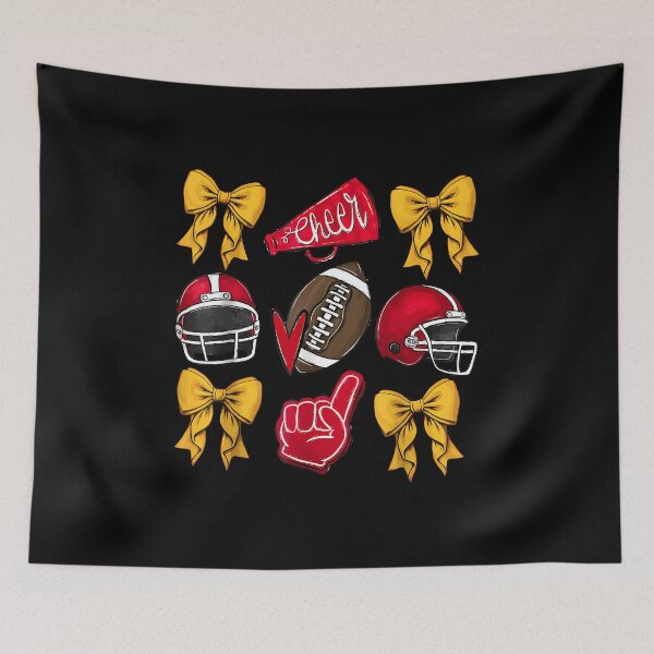 Item preview,  Football Coquette Bow Football Mom Game Day Women Girls Kids  designed and sold by facegm.