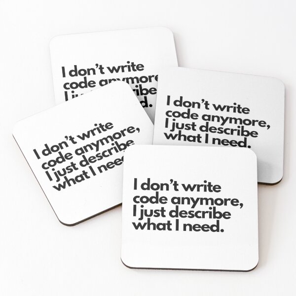 Item preview, We don't write code anymode designed and sold by luizarusu.