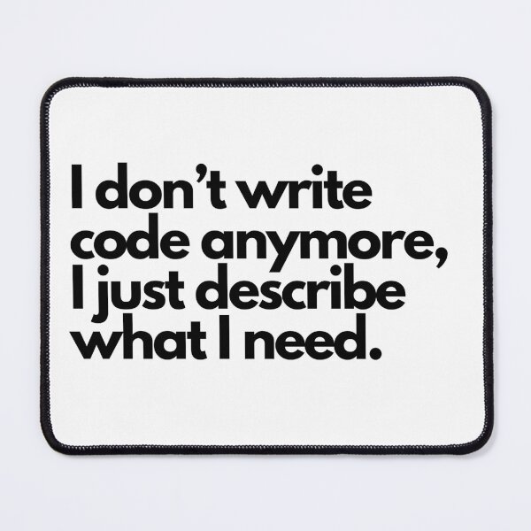 Item preview, We don't write code anymode designed and sold by luizarusu.