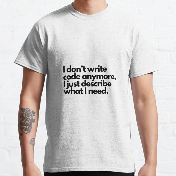 Item preview, We don't write code anymode designed and sold by luizarusu.