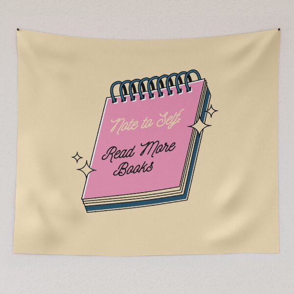 Item preview, Read More Books Note Illustrated Bookish Type  designed and sold by Magyarmelcsi Illustration.