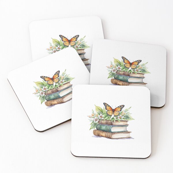 Item preview,  Modern Trendy Watercolor wildflowers Open Book with Florals and Butterfly designed and sold by SOUFIANE1991.