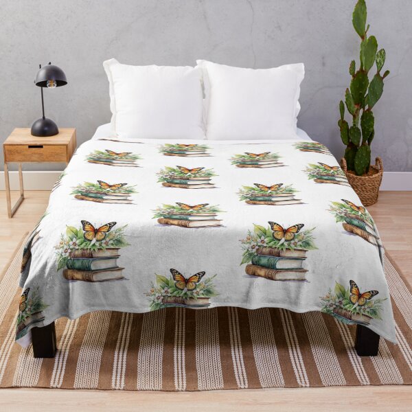Item preview, Modern Trendy Watercolor wildflowers Open Book with Florals and Butterfly designed and sold by SOUFIANE1991.
