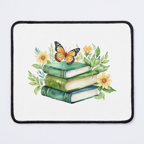 Item preview,  Modern Trendy Watercolor wildflowers Open Book with Florals and Butterfly designed and sold by SOUFIANE1991.