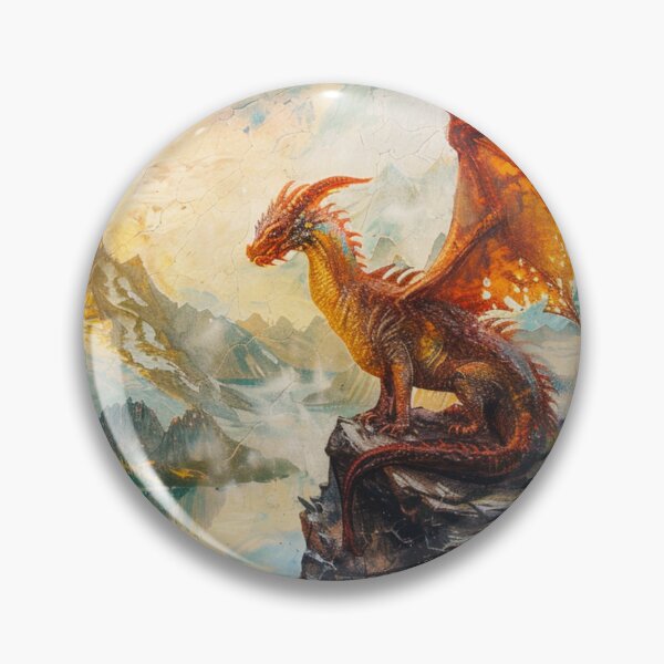 Item preview, Fire Dragon Mountains designed and sold by GrinGalore.