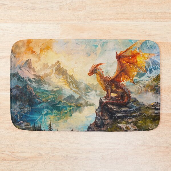 Item preview, Fire Dragon Mountains designed and sold by GrinGalore.
