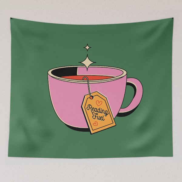 Item preview, Reading Juice Illustrated Bookish Type  designed and sold by Magyarmelcsi Illustration.