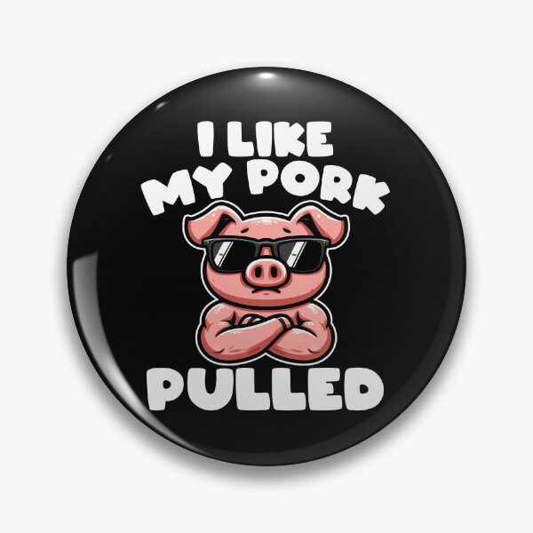 Item preview, I LIKE MY PORK PULLED - BARBECUE GIFT designed and sold by KEF Custom.