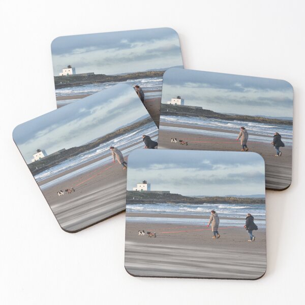 Item preview, Walking the dogs on Bamburgh Beach, Northumberland designed and sold by Richard Flint.