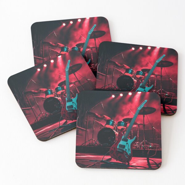 Item preview, Smoky Groove Metal Atmosphere - Dark Stage Design designed and sold by Rockuanna.