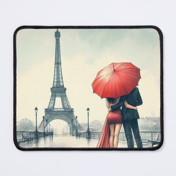 Item preview, Enchanting Parisian Lovers' Stroll designed and sold by inkNext.